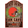 Cleveland Browns Wooden Fan Sign - Sweets and Geeks