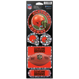 Cleveland Browns Prismatic Decals - Sweets and Geeks