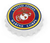 Military Magnet w/Bottle Opener- Marine Corp - Sweets and Geeks