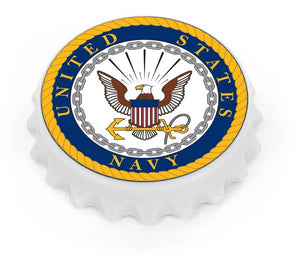 Military Magnet w/Bottle Opener- U.S Navy - Sweets and Geeks