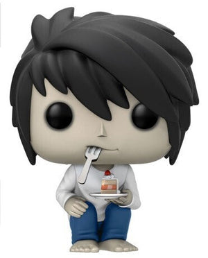 Funko Pop Animation: Deathnote - L (With Cake) #218 - Sweets and Geeks