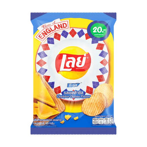 Lay's Taste Of England Cheddar Cheese Potato Chips 40g - Sweets and Geeks