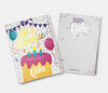 Insta Cake Microwavable Cake Cards - "Lets Celebrate" Vanilla Confetti