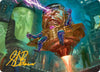 M.O.D.O.K. Art Card (Gold-Stamped Signature) - Art Series: Marvel Super Heroes - #9/45