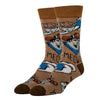 Meowdy - Men's Funny Cotton Crew Socks