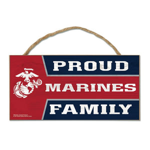 Proud Family US Marines Wood Sign - Sweets and Geeks
