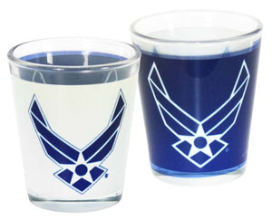 U.S Air Force Shot Glass Two-Tone - Sweets and Geeks