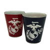 U.S Marines Two Tone Shot Glass - Sweets and Geeks