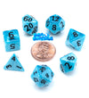 Mighty Tiny Dice - "Sea Sparkle" (Glow in the Dark) - 12mm 7pc Set
