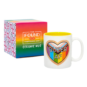 Queer AF Coffee Mug - Sweets and Geeks