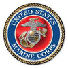 US Marines Seal 5" Circle Magnet - Sweets and Geeks