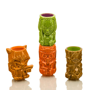 Geeki Tikis: Guardians of the Galaxy - 4 Piece Shot Glass Set - Sweets and Geeks
