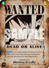 Monkey.D.Luffy (118) (Wanted Poster) - Carrying On His Will  - OP13-118