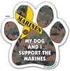 Paw Magnets - Military: (Marine Dog)
