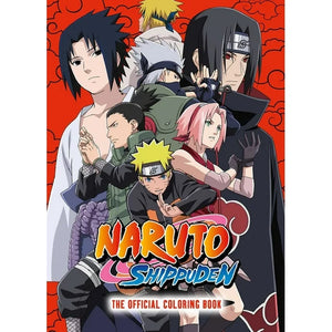 Naruto Shippuden Official Coloring Book - Sweets and Geeks
