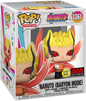 Funko Pop! Animation: Boruto - Naruto (Baryon Mode) #1361 (Glows in the Dark) (AAA Exclusive) - Sweets and Geeks