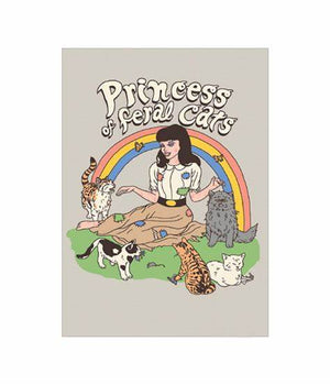 Princess of Feral Cats Magnet - Sweets and Geeks