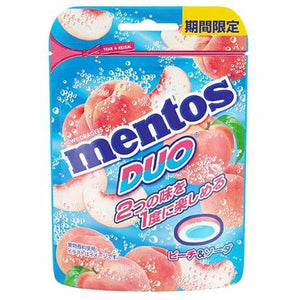 Mentos 2in1 Peach 45g - Sweets and Geeks