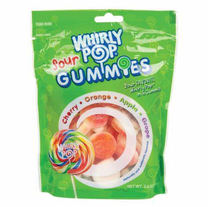 Whirly Pop Sour Gummies 7.5oz Bag - Sweets and Geeks