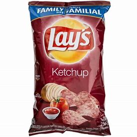 Lay's Ketchup Potato Chips 60g - Sweets and Geeks