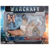 [Pre-Owned] Warcraft Deluxe Mini Figure Set - Lothar (with Gryphon) VS Blackhand (with Frostwolf)