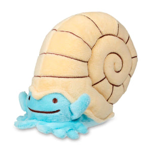 Ditto as Omanyte Pokemon Center Plush - Sweets and Geeks