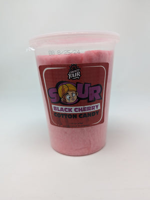 Warheads Black Cherry Cotton Candy - Sweets and Geeks
