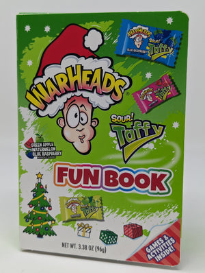 Warheads Holiday Taffy Book 3.3oz - Sweets and Geeks