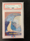 Lapras - TV Animation Clear Cards - (Graded PSA 9)
