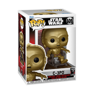 Funko Pop! Star Wars - C-3PO in Chair #609 - Sweets and Geeks