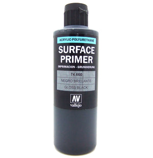 Metal Color: Gloss Black Primer 200ml. - Sweets and Geeks