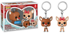 Funko Pop! Keychain: Rudolph the Red-Nosed Reindeer- Rudolph & Clarice (Walmart Exclusive) (2 Pack)
