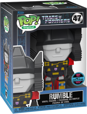Funko Pop Digital: Transformers - Rumble (NFT Release 1550 PCS) #47 - Sweets and Geeks