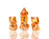 Sirius RPG Dice Set (7): Fire Nebula - Sweets and Geeks