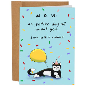 An Entire Day Without You Greeting Card - Sweets and Geeks