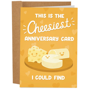 The Cheesiest Anniversary Card - Sweets and Geeks