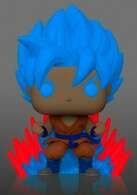 Funko POP! Animation: Dragonball Z - SsGss Goku (Box Lunch Exclusive) #1256 - Sweets and Geeks