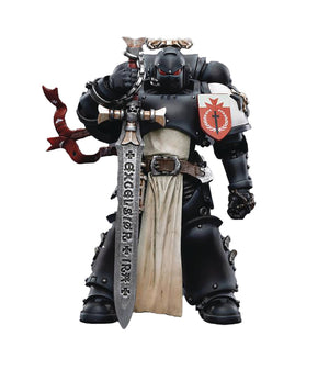 JoyToy Warhammer 40K Black Templars Emperors Champion Rolantus 1/18 Scale Figure - Sweets and Geeks