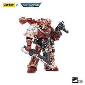JoyToy Warhammer 40k Chaos Space Marine Crimson Slaughter Maganar 1/18 Scale Figure Set - Sweets and Geeks