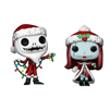 Funko Pop! The Nightmare Before Christmas: Santa Jack & Christmas Sally (2 Pack) (Diamond Exclusive) (Funko Exclusive)