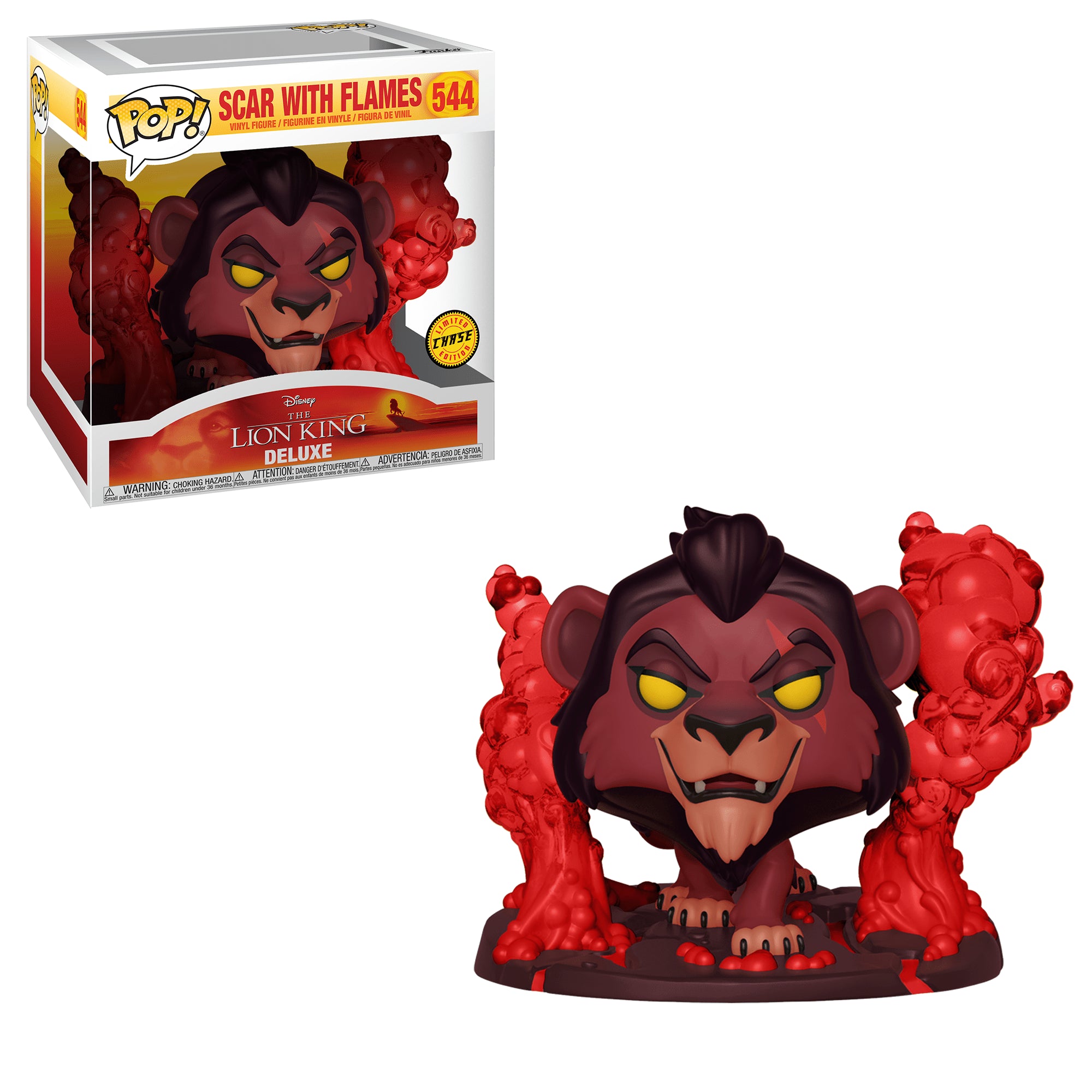 Funko Pop Disney The Lion King Scar with Flames Red Fire