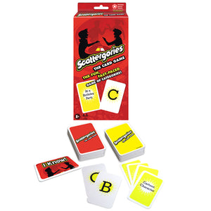 Scattergories: The Card Game - Sweets and Geeks