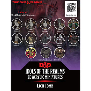 Dungeons & Dragons: Idols of the Realms 2D Set - Lich Tomb - Sweets and Geeks