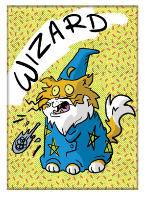 Crit Critters Wizard Magnet - Sweets and Geeks