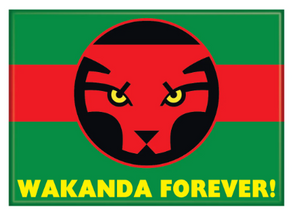 Black Panther Wakanda Forever Magnet - Sweets and Geeks