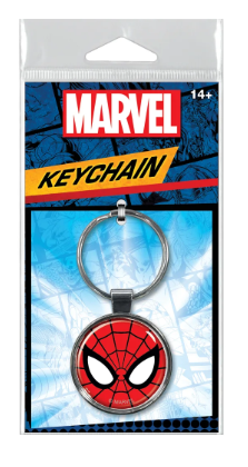 Spiderman Face Keychain - Sweets and Geeks