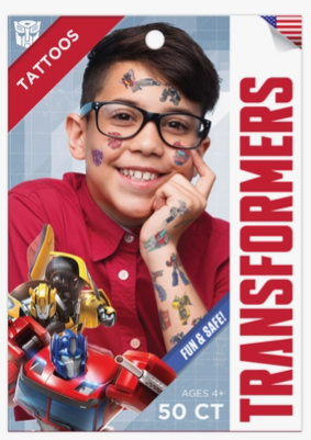Transformers Tattoos 50 Pack - Sweets and Geeks
