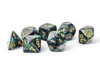 Scarab Mega-Hedral Jade/Gold 7-Die Set