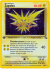 Zapdos - 15/62 - Fossil - Holo Rare Unlimited