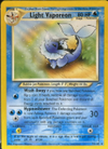 Light Vaporeon (Rare) - 52/105 - Neo Destiny